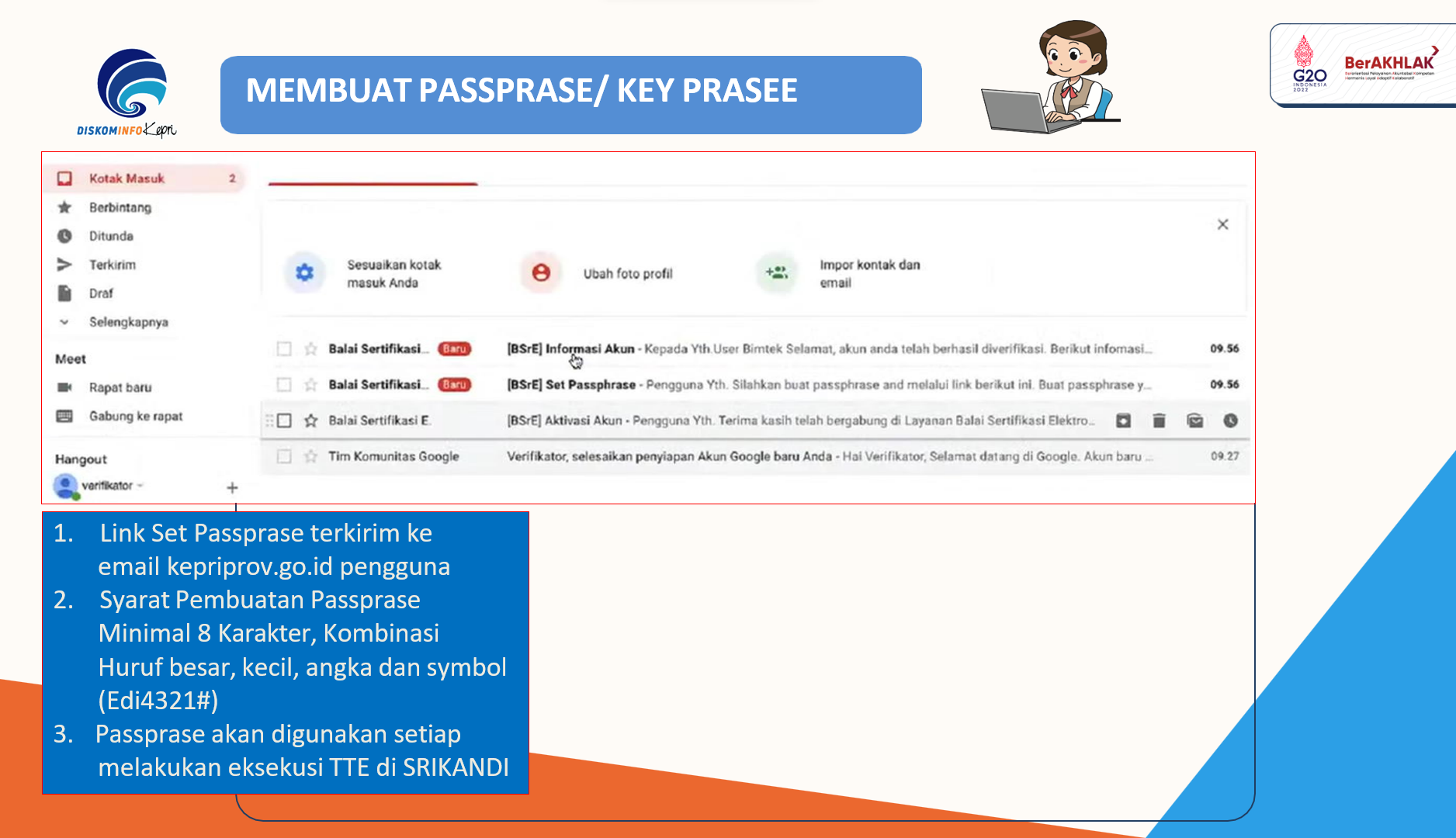 Set Passphrase