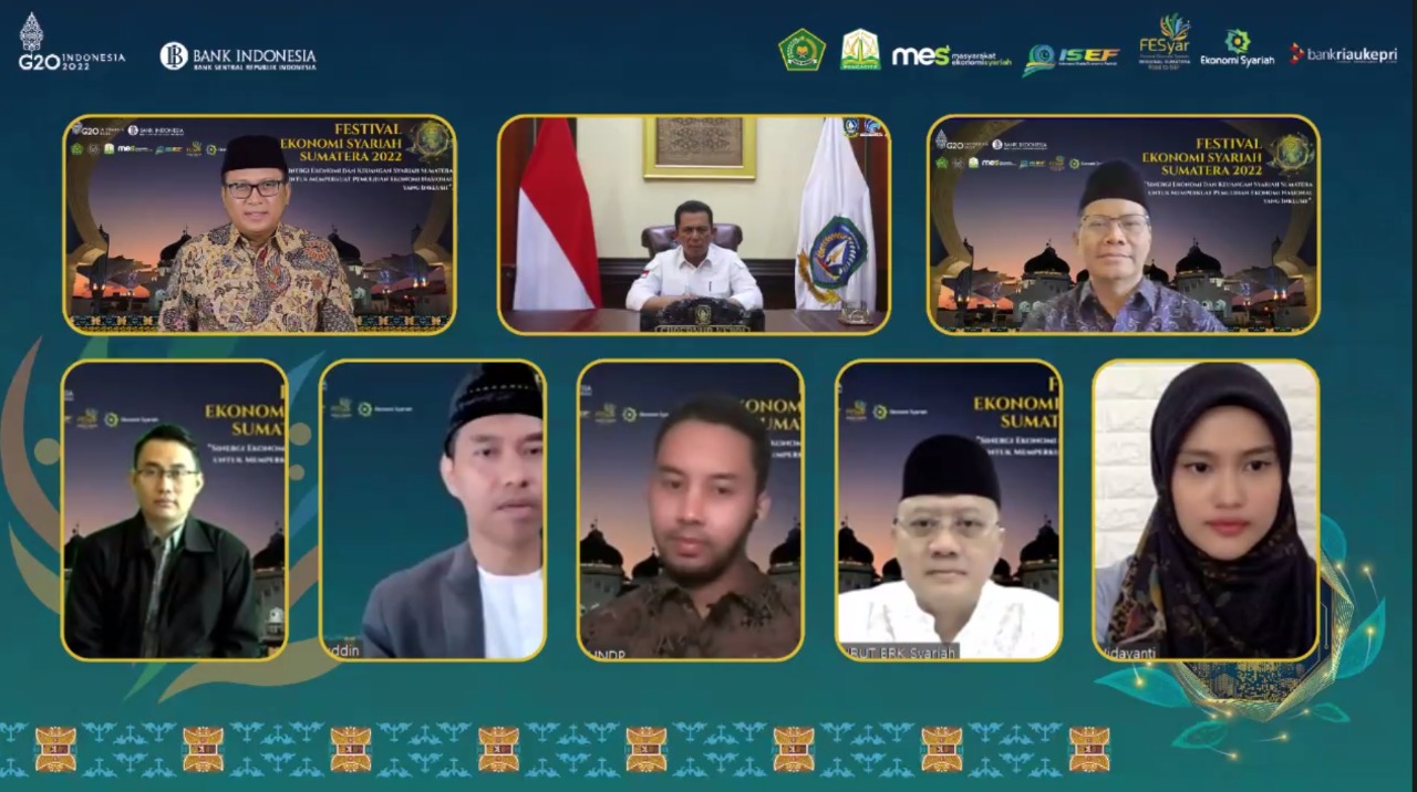 Gubernur Ansar Jadi Keynote Speaker Webinar FESyar Sumatera 2022