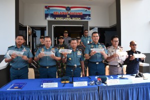 Tim Satgasgab F1QR Koarmada I Kembali Gagalkan Penyelundupan  Baby Lobster Senilai 11,4 M