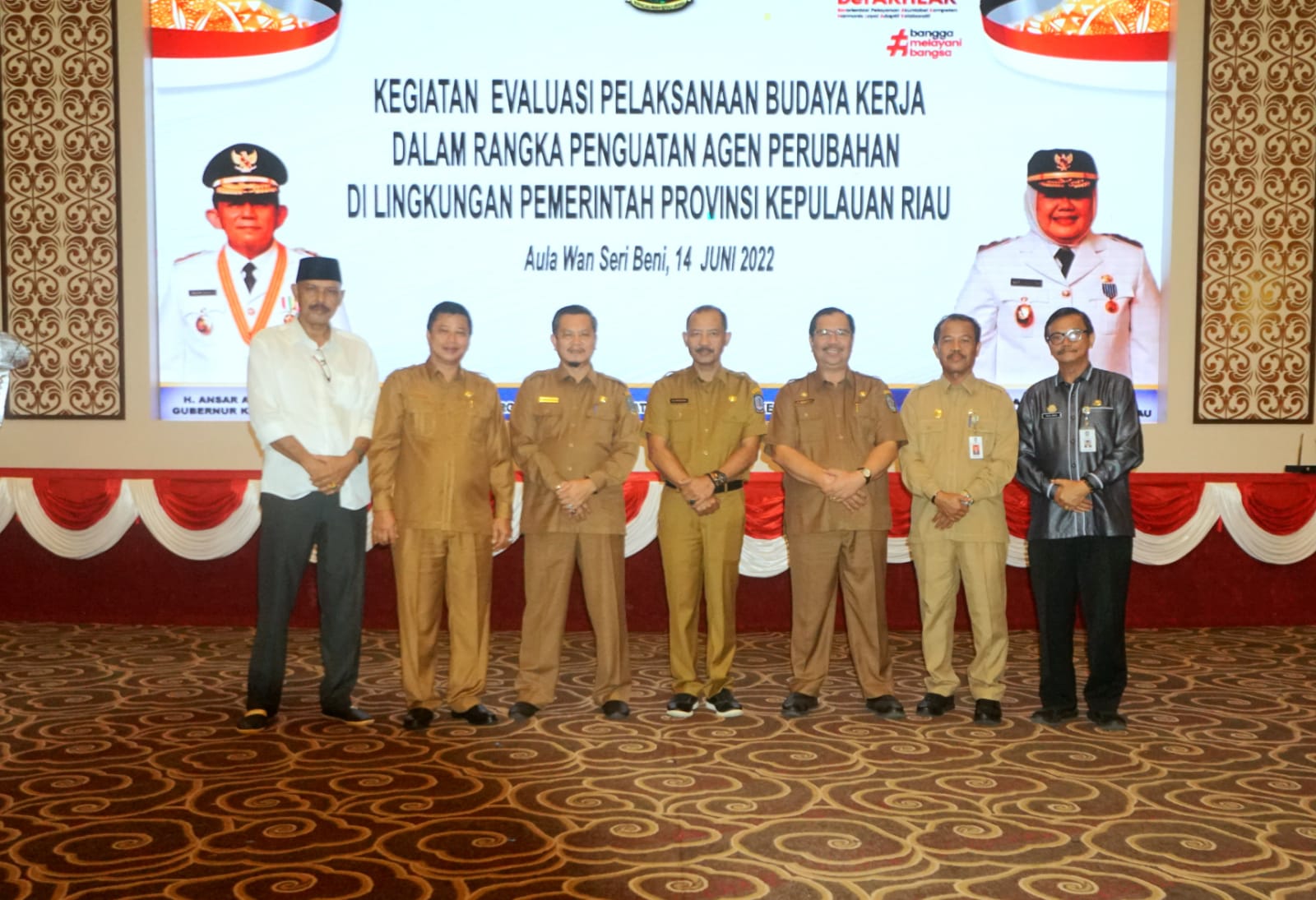 Sekdaprov Adi Buka Kegiatan Evaluasi Pelaksanaan Budaya Kerja ASN BerAKHLAK