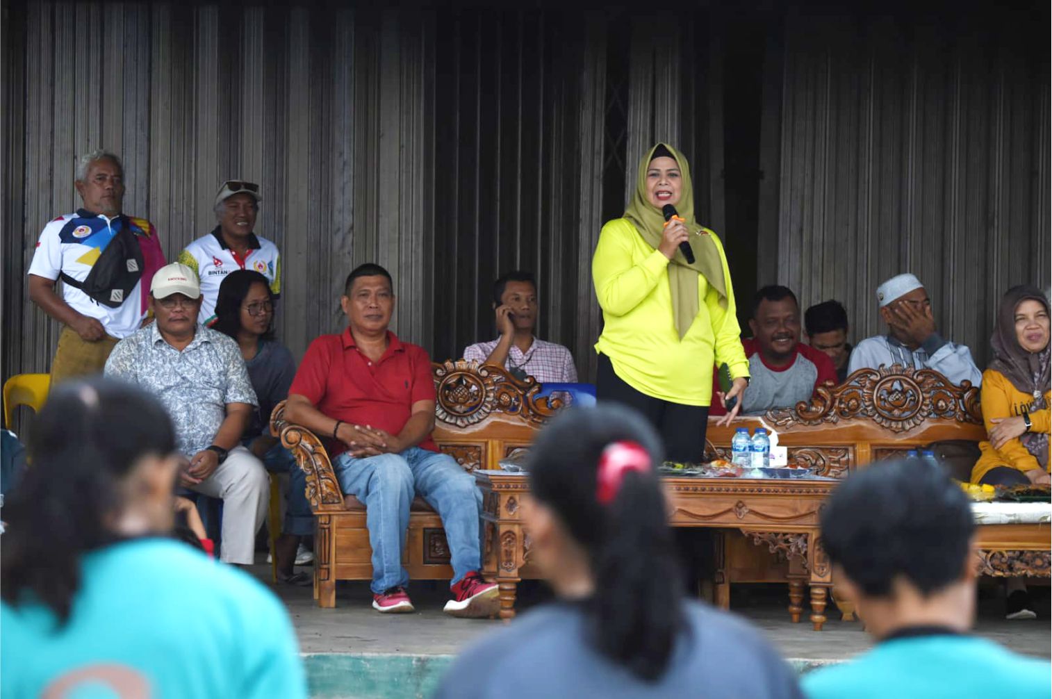 Dewi Ansar Buka Turnamen Idul Adha Cup I, Diikuti 16 Tim