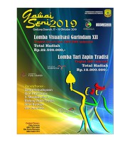 DINAS KEBUDAYAAN DAN PARIWISATA KOTA TANJUNGPINANG GELAR GAWAI SENI TAHUN 2019