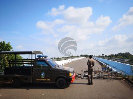 Jembatan II Dompak Tanjungpinang Belum Diperbaiki
