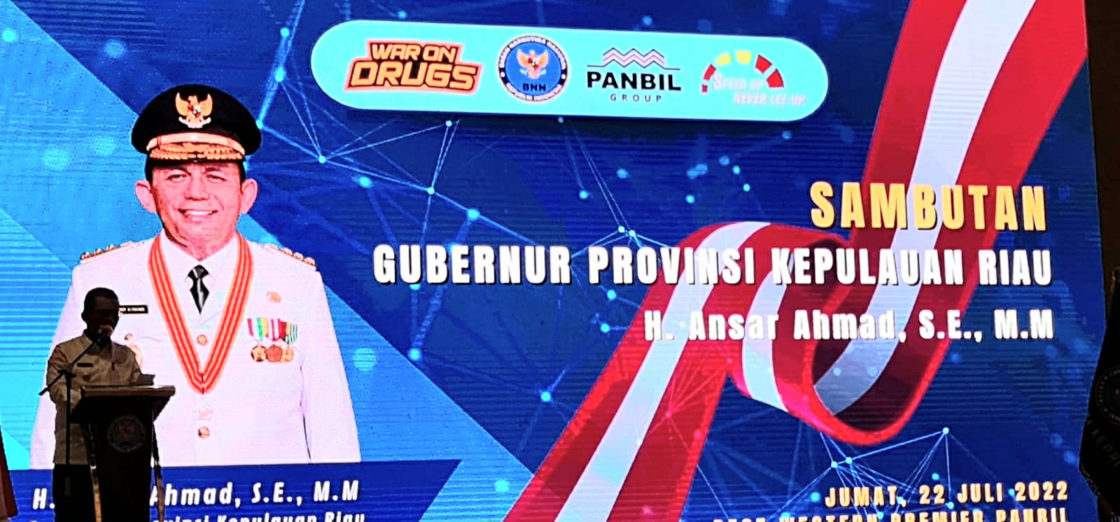 Gubernur Ansar Melaunching Kawasan Panbil  Bersih Narkoba Bersama BNN Kepri