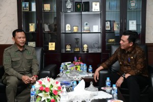 Gubernur Ansar Terima Kunjungan Kabinda Kepri Yang Baru di Graha Kepri
