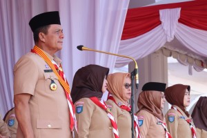 Irup Hari Pramuka, Gubernur Kepri Gelorakan Mengabdi Tanpa Batas Guna Tangguhkan Bangsa