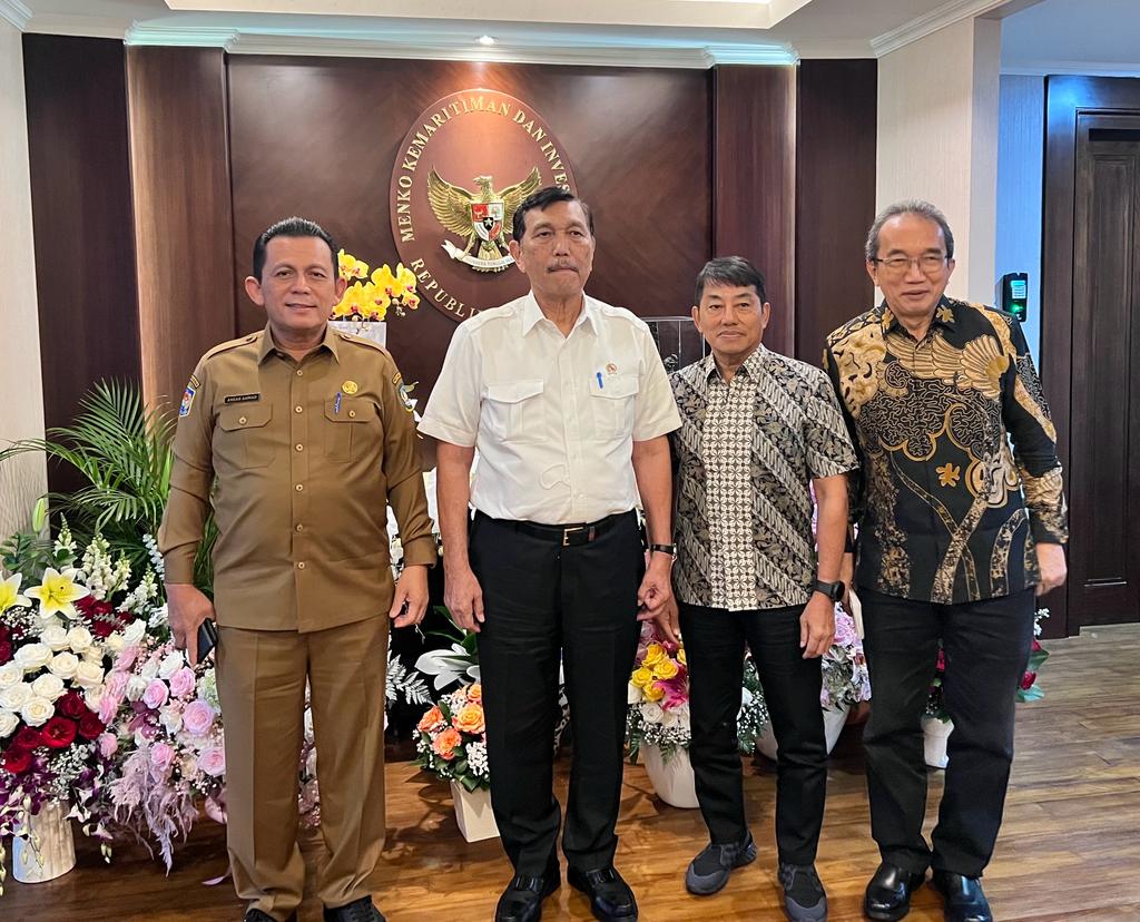 Gubernur Ansar Temui Luhut Binsar Bahas Penambahan Investasi KEK Galang Batang