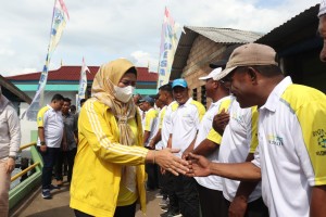 Dewi Ansar Resmi Buka Turnamen Sepakbola Kelong Cup 3 tahun 2022