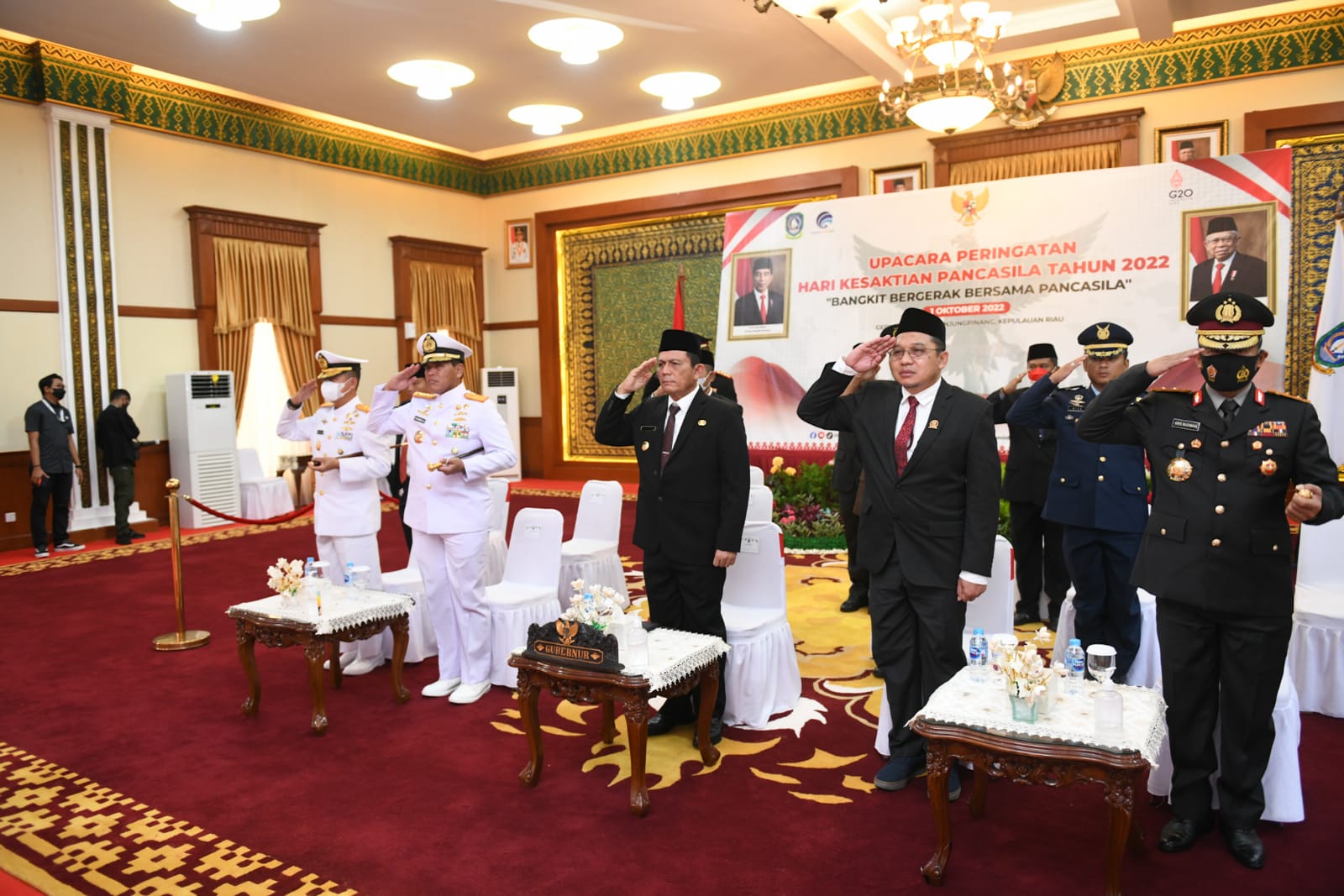 Gubernur Ansar dan Forkopimda Kepri Ikut Virtual Upacara Hari Kesaktian Pancasila