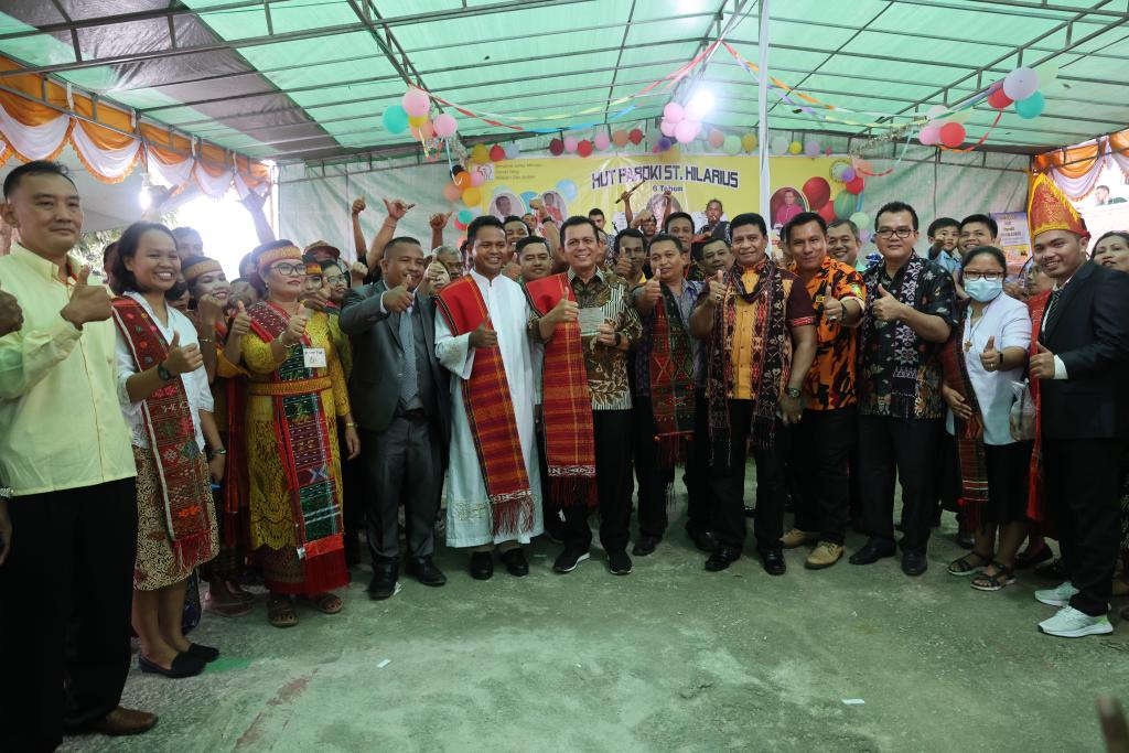 Gubernur Ansar Hadiri Syukuran HUT ke-6 Paroki St. Hilarius Batam