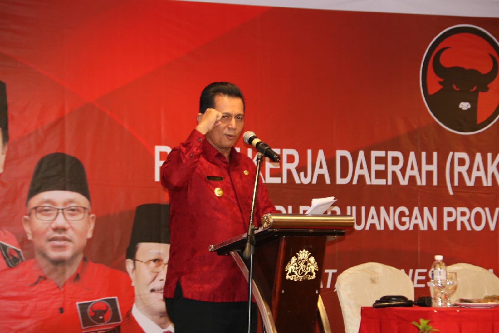 Gubernur Ansar Hadiri Rakerda III PDIP