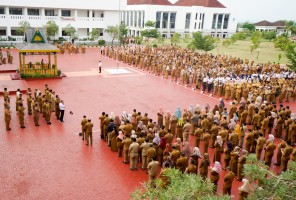 Pimpin Apel, Sekdaprov Adi Harap Tahun Baru Budaya Kerja Baru