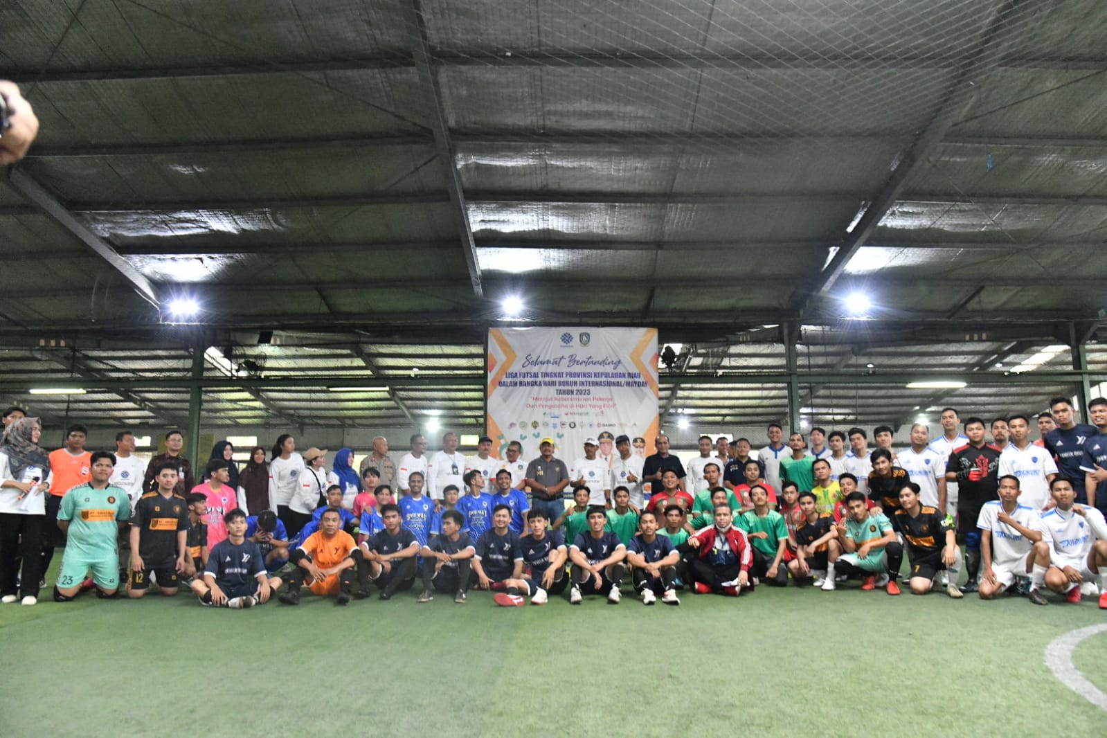 Sekdaprov Adi Tutup Liga Futsal Pekerja Sambut May Day 2023