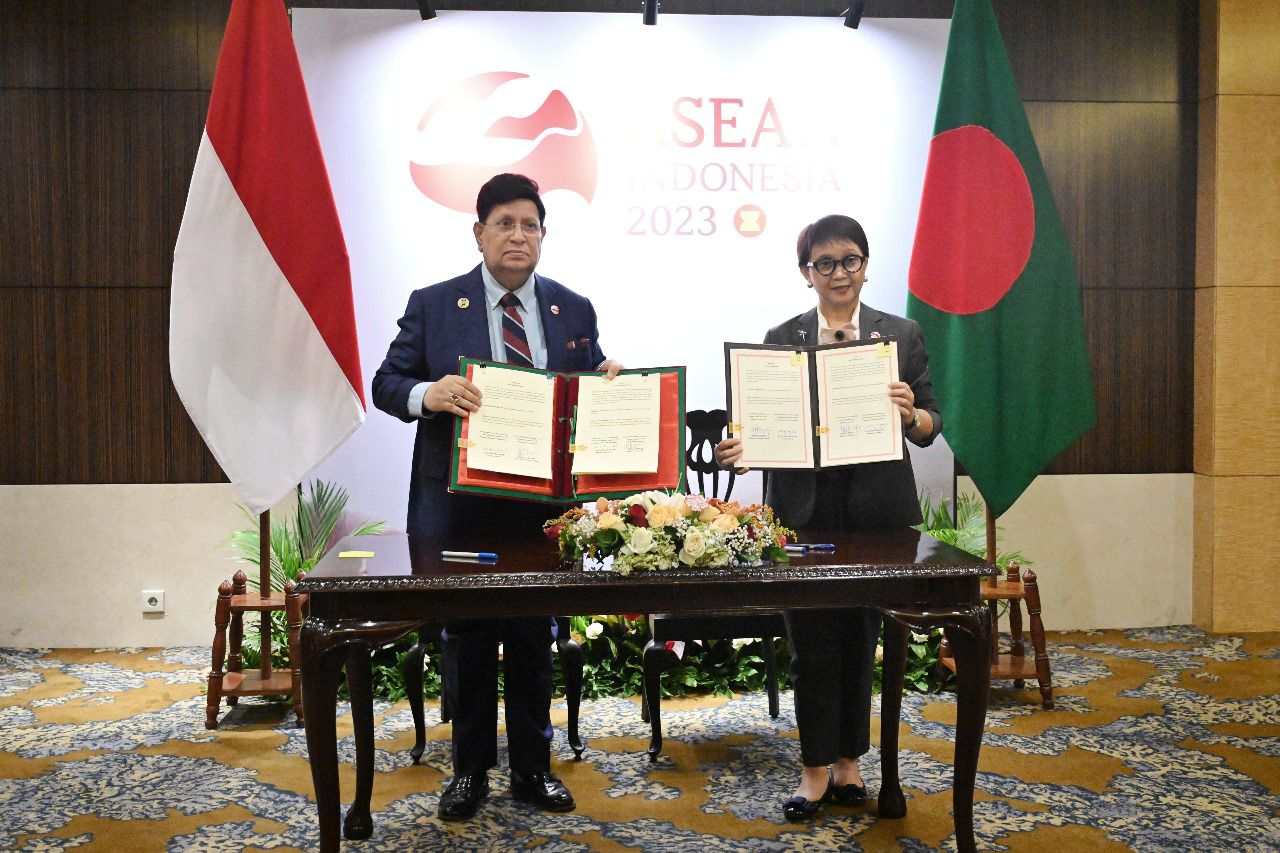 Menlu RI dan Menlu Bangladesh Bahas Kerja Sama Energi dan Perdagangan