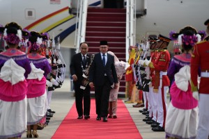 Menkominfo Sambut Hangat PM Malaysia Anwar Ibrahim