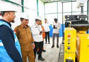 Kunker ke Karas, Ansar Resmikan Gedung Konseling dan Operasikan Mesin Genset 350 KVA Untuk Mendukung Penerangan Masyarakat