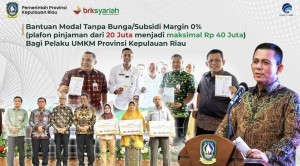 Gubernur Ansar Dorong UMKM Kepri Manfaatkan Program Pinjaman Bunga Nol Persen, BRK Diminta Buat Sosialisasi