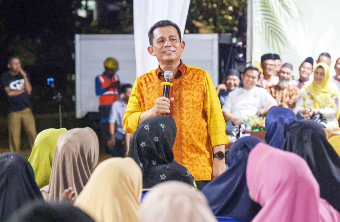 Silaturahmi dengan Masyarakat Teluk Sebong, Gubernur Ansar Paparkan Capaian Pembangunan