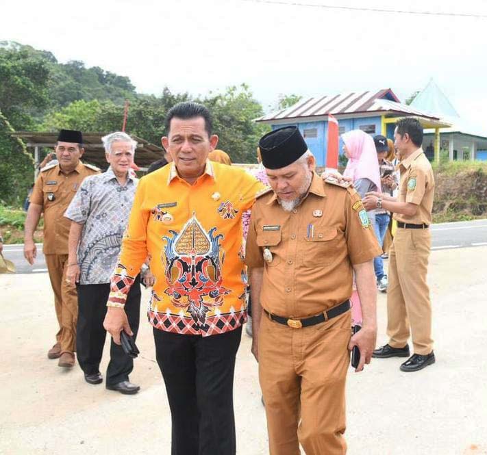 Pembangunan Jalan Letung - Kuala Maras di Kepulauan Anambas Tuntas, Masyarakat Puas