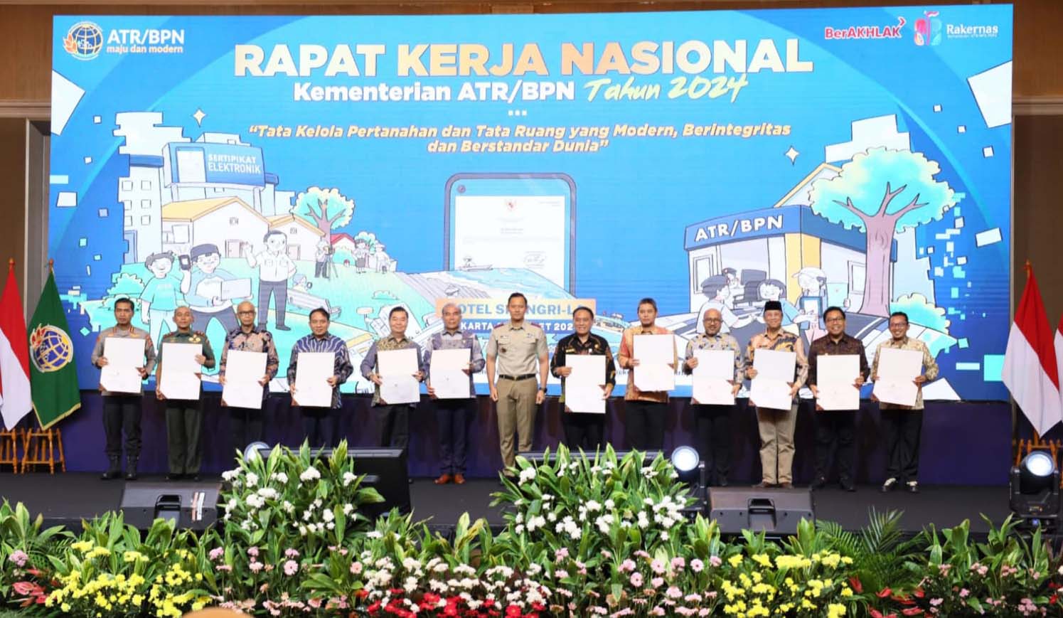 Gubernur Ansar Terima Penghargaan dari Kementerian ATR/BPN atas Perannya Sukseskan GTRA Summit 2023