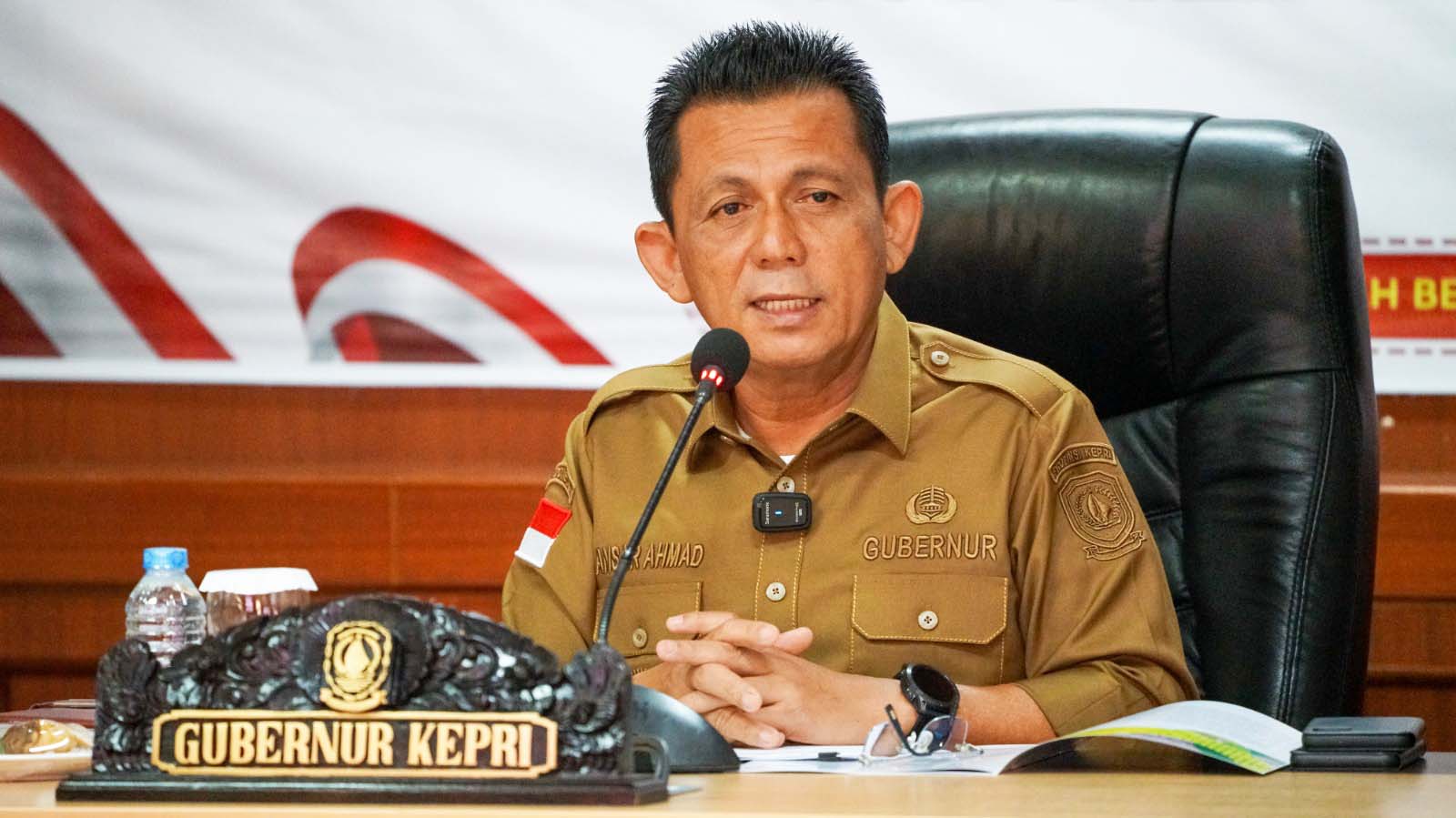 Ansar Ajak Pelaku UMKM Ramaikan Bazar Kemilau Kampoeng Ramadhan yang Dilaksanakn BAZNAS Kepri