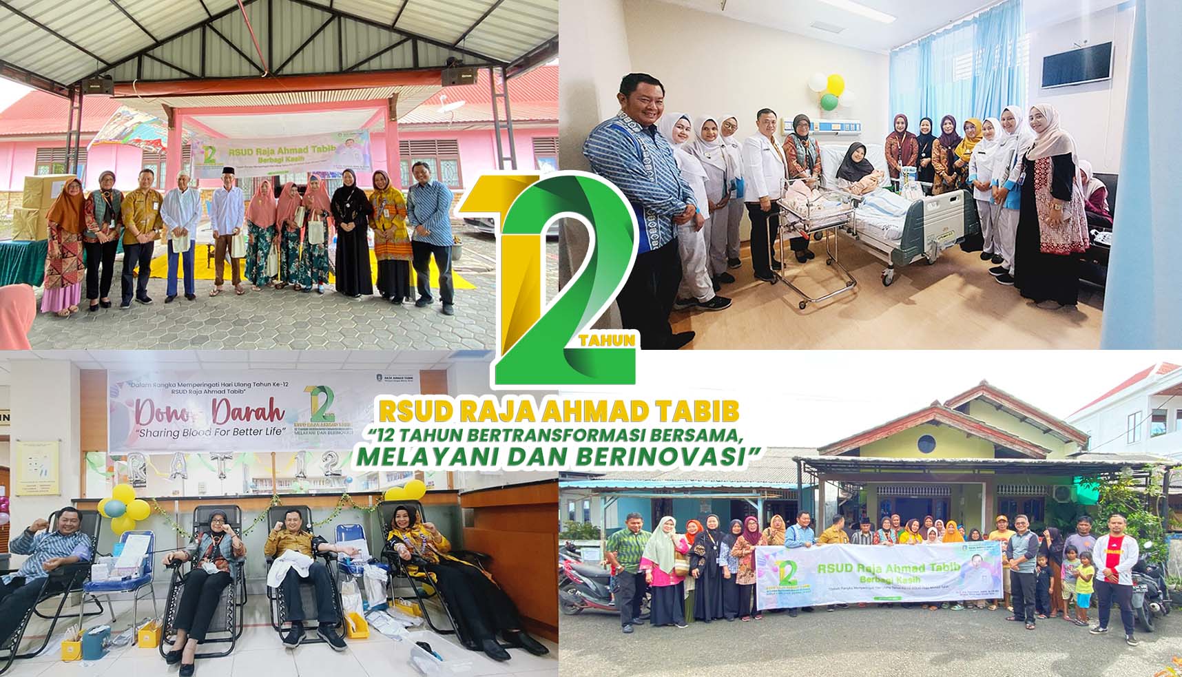 Dirgahayu ke-12 RSUD Raja Ahmad Tabib, Berkomitmen Bertransformasi Bersama, Terus Melayani dan Berinovasi