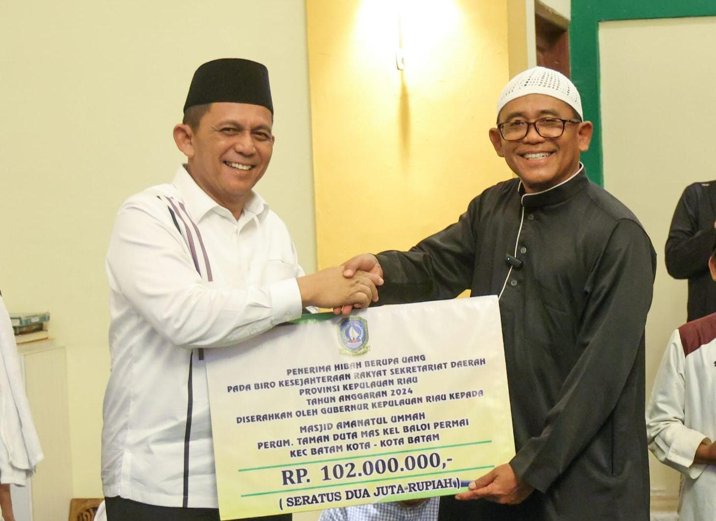 Terawih di Masjid Amanaul Ummah Batam, Ansar Serukan Istiqomah Dalam Beribadah