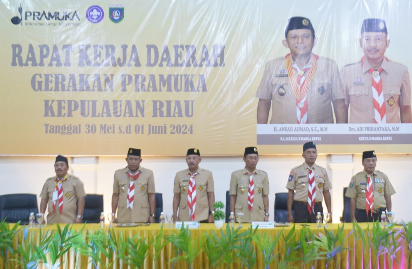 Adi Prihantara Buka Rakerda Pramuka Kwarda Kepri Tahun 2024