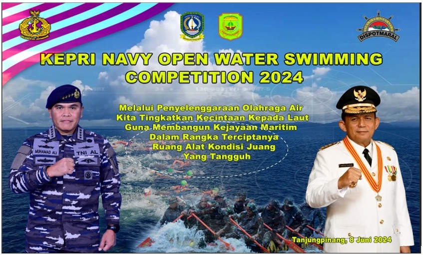 Pemprov Kepri Siap Kolaborasi Sukseskan Navy Open Water Swimming Kepri 2024