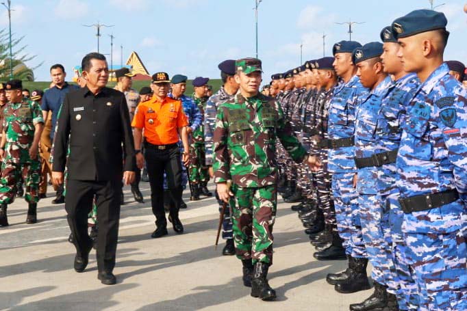 Gubernur Ansar Dampingi Pangdam I/BB Buka Latihan Tanggap Bencana, Wadah Integrasi dan Koordinasi Stakeholder