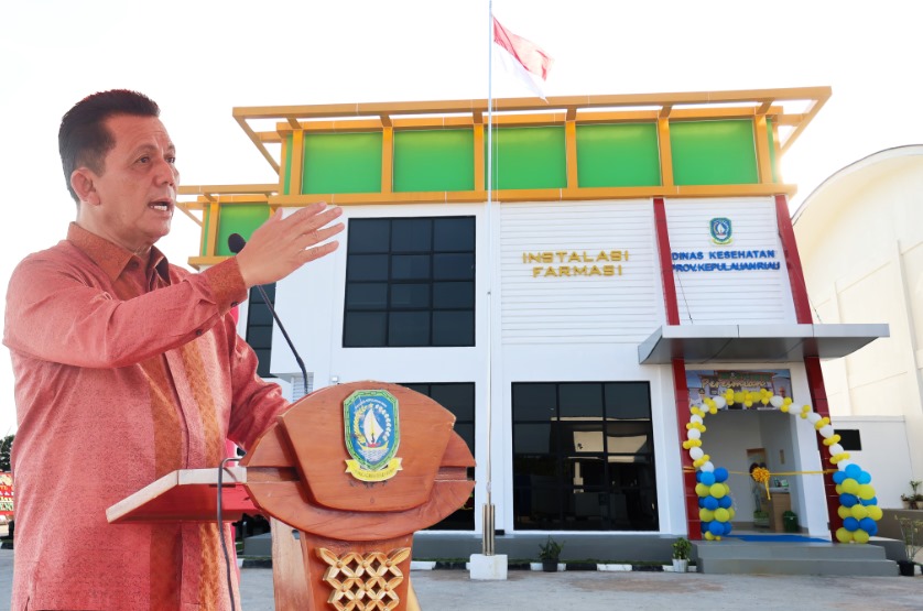 Gedung Instalasi Farmasi Kepri Diresmikan Gubernur Ansar, Vaksin dan Obat Kini Tersimpan Lebih Aman