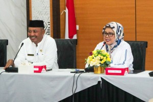 Plt. Gubernur Kepri Marlin Agustina Pimpin Rapat Perdana Bersama Kepala OPD