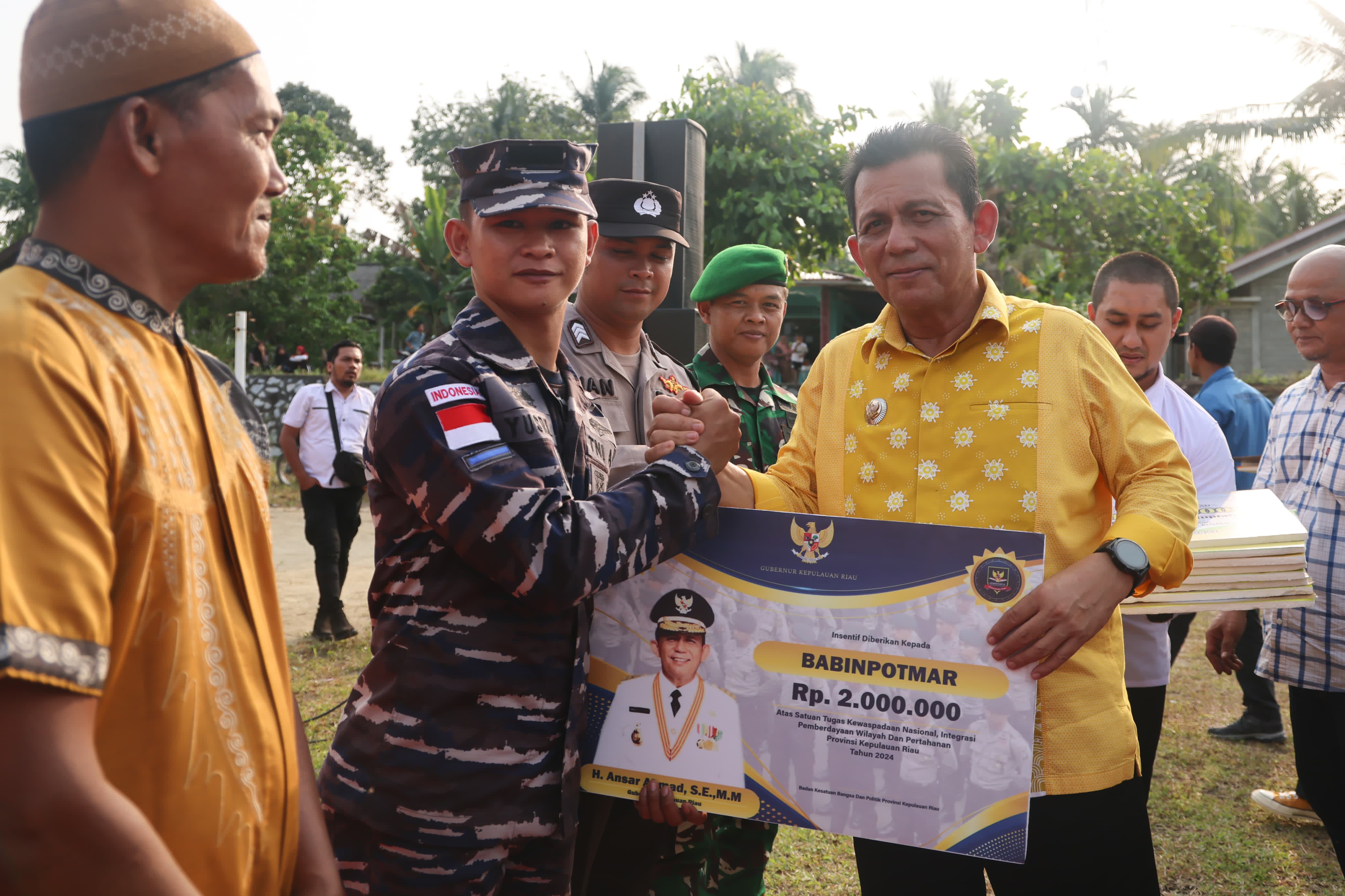 Insentif Personel TNI/Polri Masyarakat di Kepri tahun 2024 Rampung Disalurkan