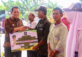 Rp4 M Bantuan Fisik Dikucurkan Pemprov Kepri di Kecamatan Sugi Besar Karimun Sepanjang 2021-2024