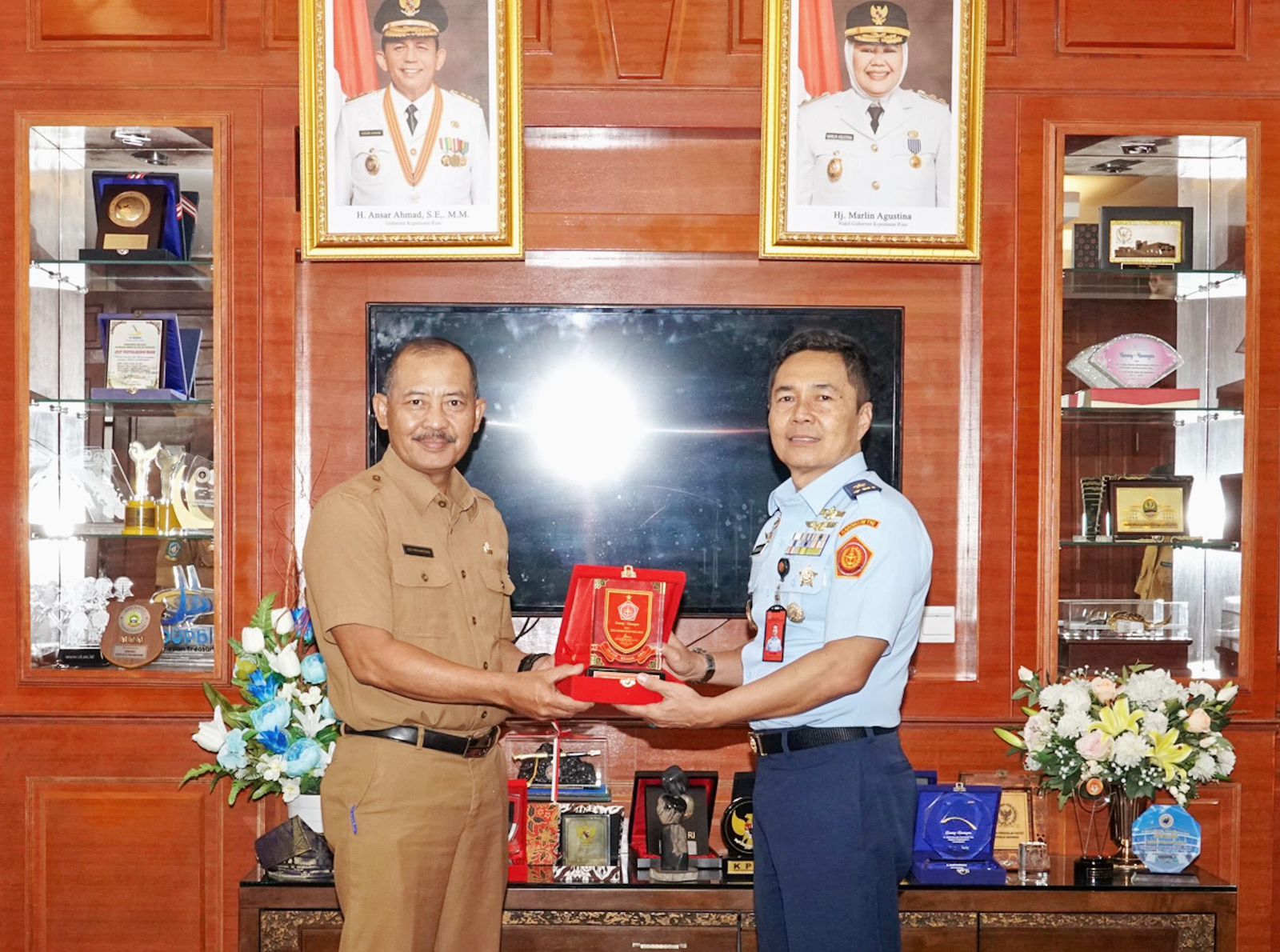 Sekdaprov Kepri Terima Kunjungan Kepala Oditurat Militer Bahas Pembangunan Kantor Odmil di Batam