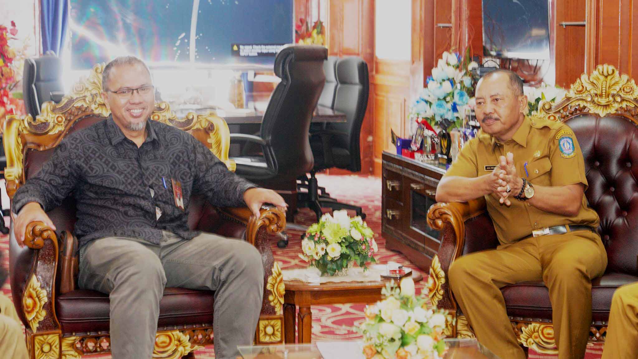 Sekda Kepri Terima Kunjungan Puspen Kemendagri Bahas Keterbukaan Informasi Publik