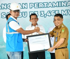 Gubernur Kepri Resmikan Penyalaan Listrik Pelanggan Pertamina Energy Terminal Sambu di Batam