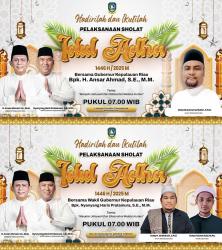 Gubernur Ansar Akan Menjadi Khotib Shalat Idul Adha 1446 H Tingkat Provinsi Kepri di Lapangan Pamedan A Yani Tanjungpinang