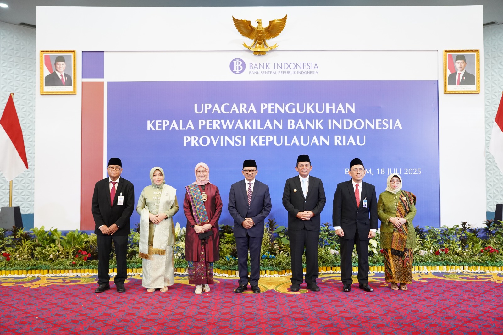 Hadiri Upacara Pengukuhan Kepala Perwakilan BI Kepri yang Baru, Gubernur Ansar: "Bank Indonesia Mitra Strategis Percepatan Pembangunan"