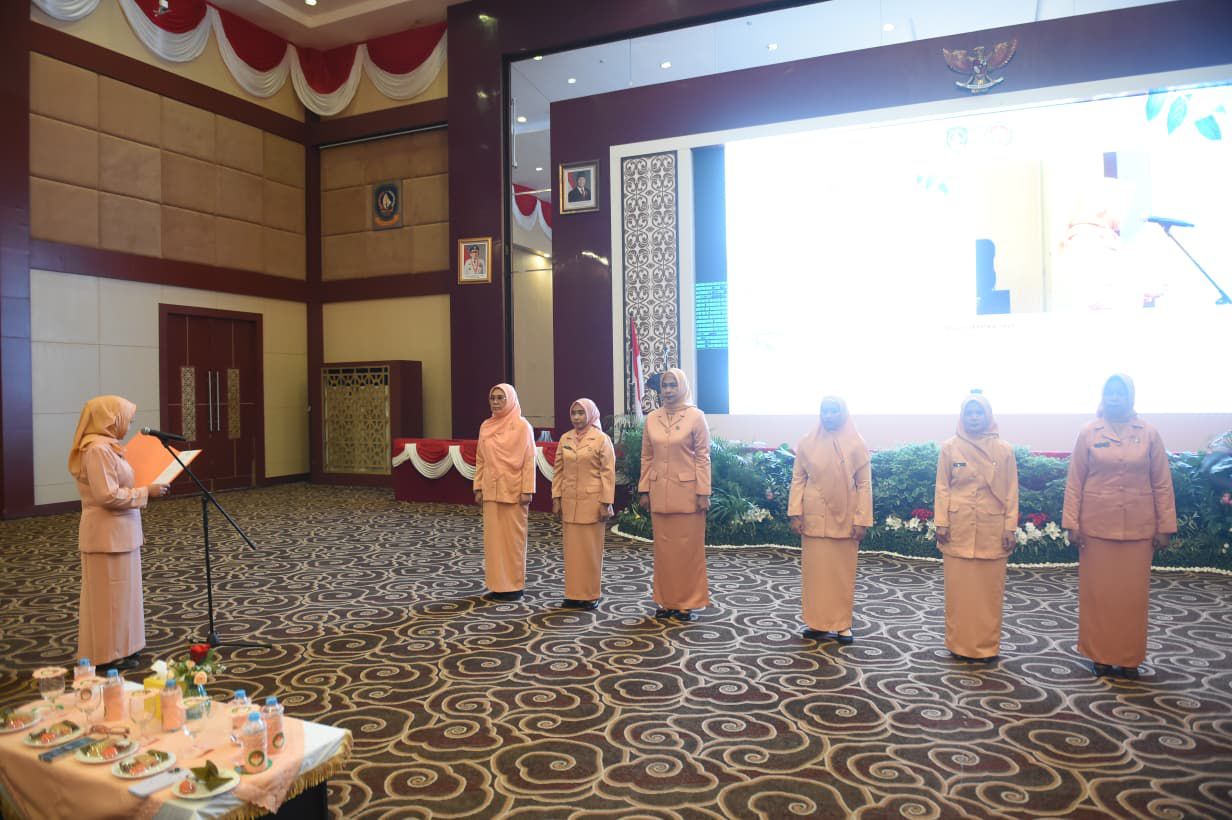 Pengurus DWP Kepri dan Kabupaten/Kota Masa Bakti 2024–2029 Resmi Dikukuhkan