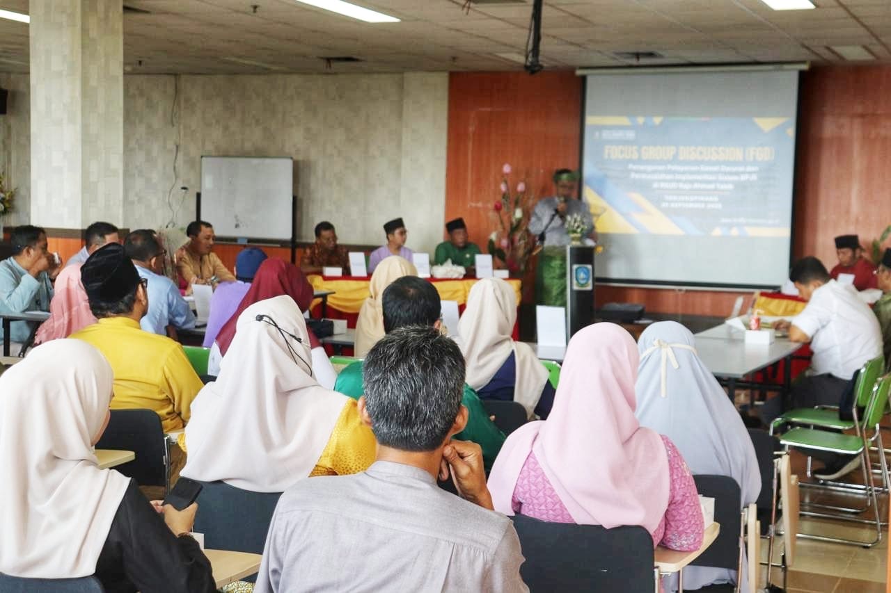 RSUD RAT Gelar Diskusi Kelompok Terpumpun: "Penanganan Pasien Gawat Darurat dan Implementasi Sistem BPJS"