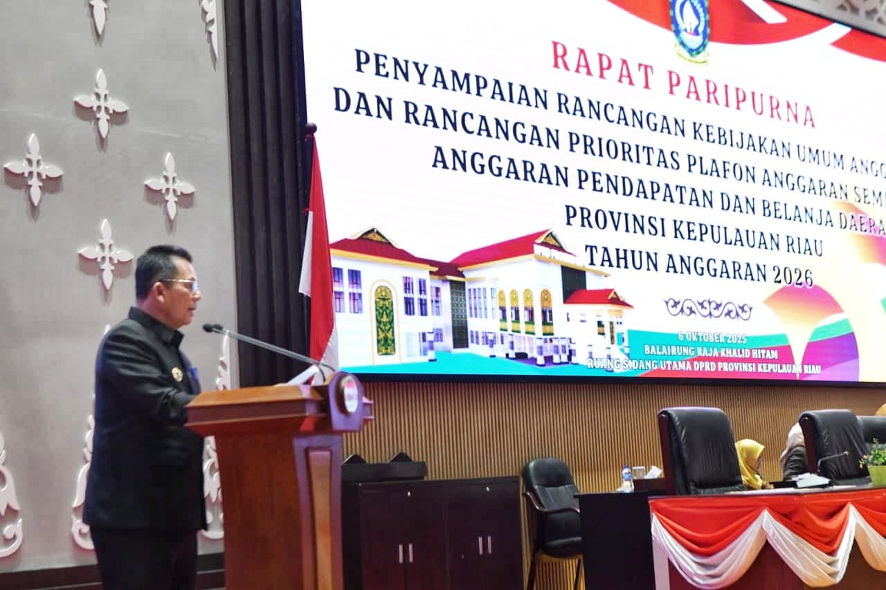 APBD Kepri Tahun 2026 Diproyeksi Sebesar RP3,7 Triliun