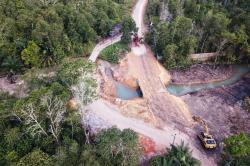 Jembatan Penghubung Tirtamadu - Gesek Bintan Akan Rampung Sebelum Akhir November 2025