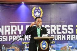 Gubernur Ansar Ahmad Buka Kongres PSSI Kepri 2025, Tekankan Semangat Pembinaan Menuju PON 2027