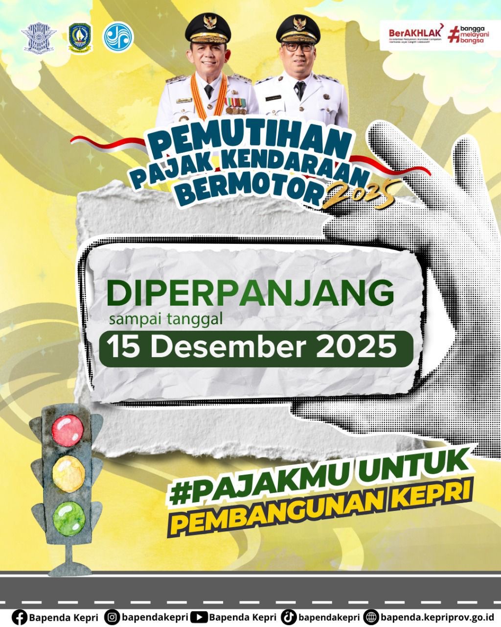 Pemutihan Pajak Kendaraan 2025 Diperpanjang