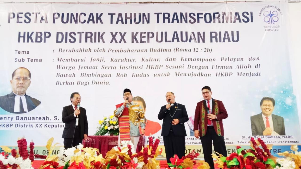 Wagub Nyanyang Hadiri Pesta Puncak Tahun Transformasi HKBP Distrik XX Provinsi Kepri di Batam