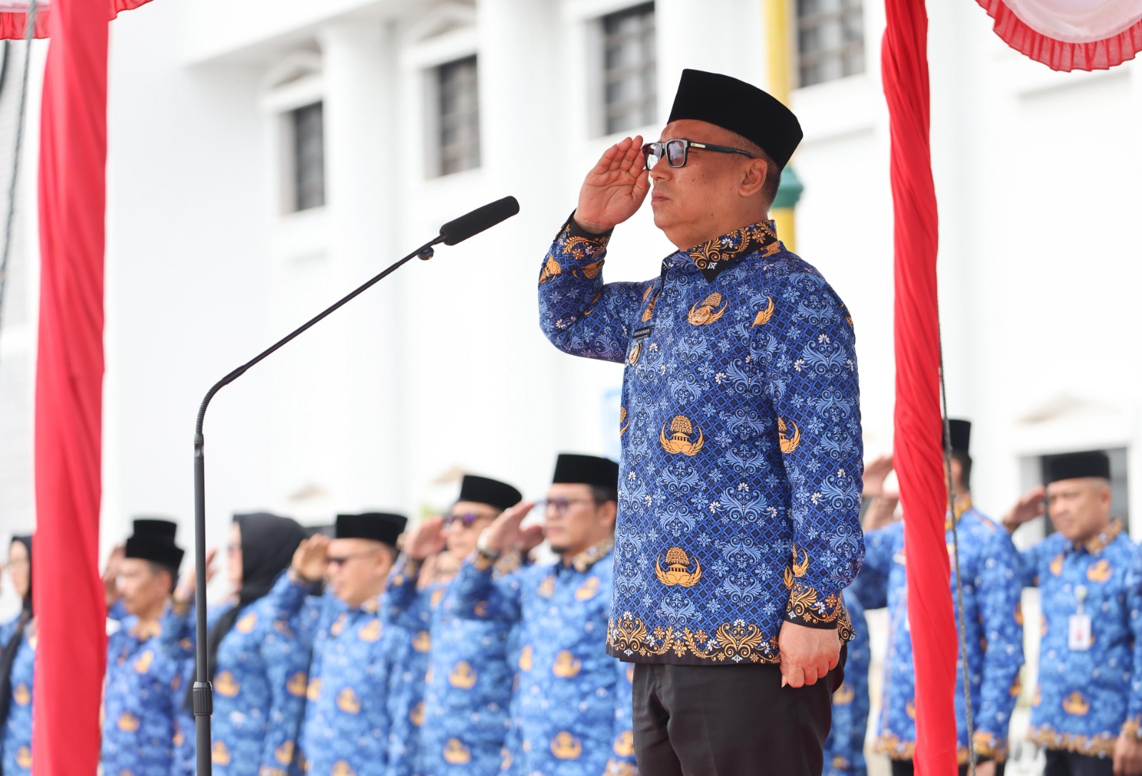 Wagub Nyanyang Pimpin Upacara HUT ke-54 KORPRI, Tekankan Jaga Etika dan Tingkatkan Pelayanan Publik