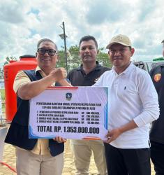 Bantuan Kepri untuk Korban Bencana Aceh Diserahkan