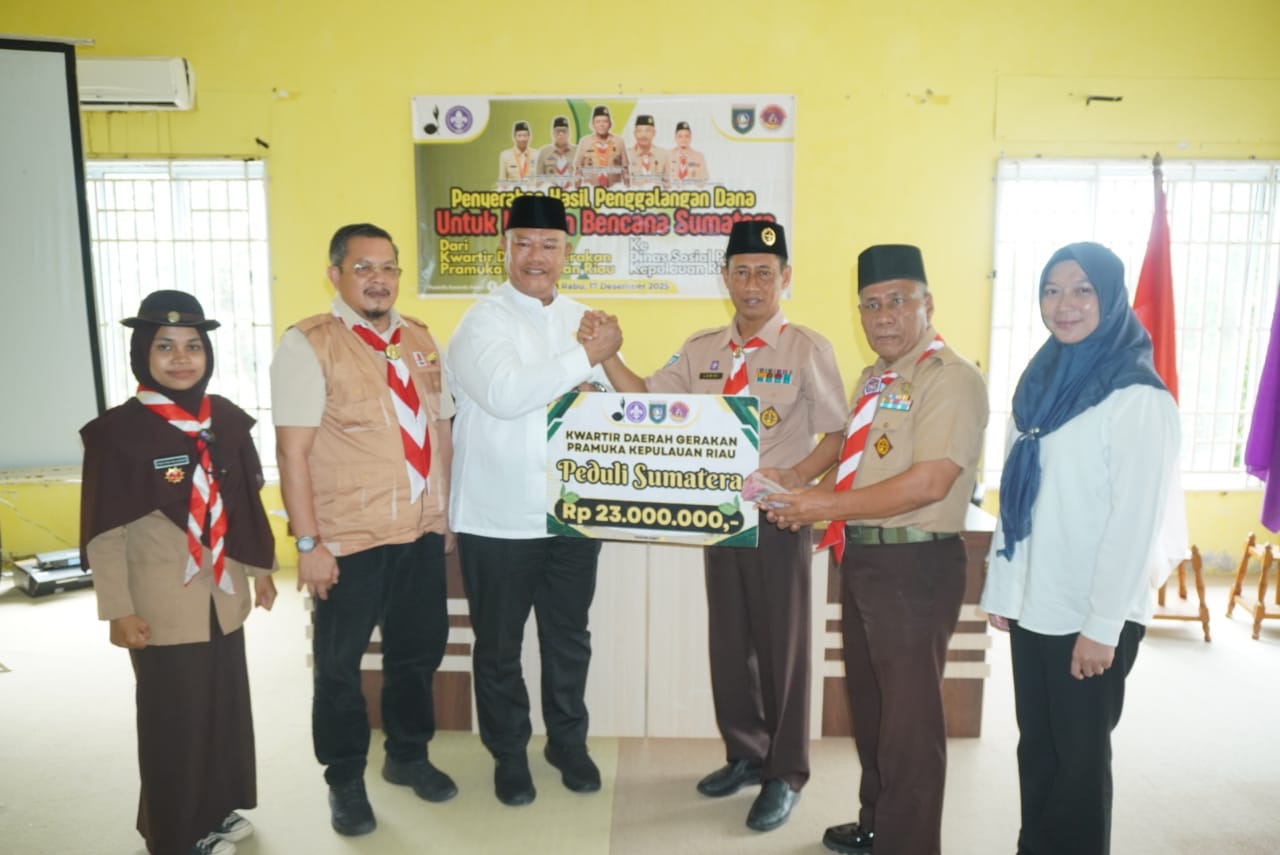 Kwarda Kepri Salurkan Bantuan untuk Korban Bencana di Sumatera