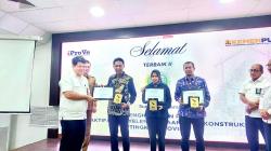 Dinas PUPP Kepri Terbaik Keaktifan Penyelenggaraan Jasa Konstruksi Wilayah I Sumatera